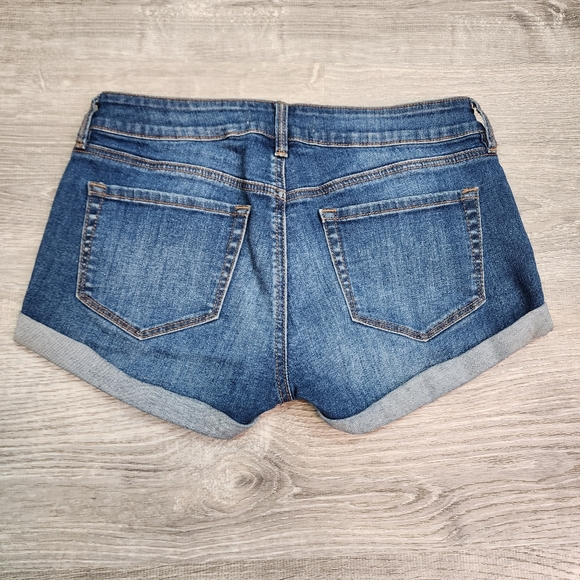 BULLHEAD DENIM CO. Jean Shorts Rolled Cuff Hem 5 - Picture 8 of 9